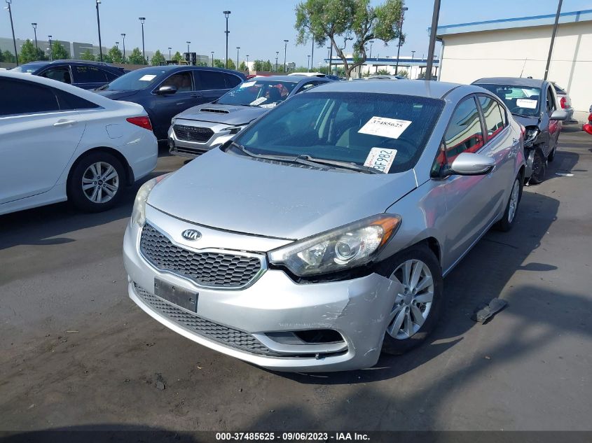 2014 KIA FORTE EX - KNAFX4A87E5127949