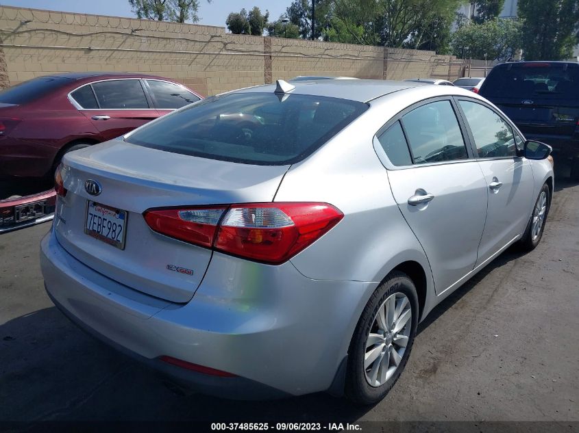 2014 KIA FORTE EX - KNAFX4A87E5127949