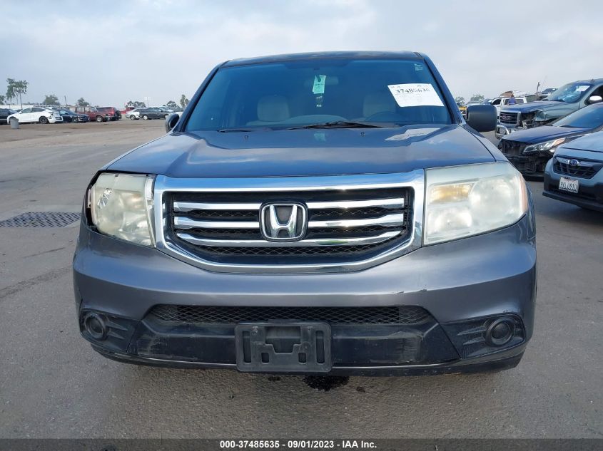2014 HONDA PILOT LX - 5FNYF3H28EB026119