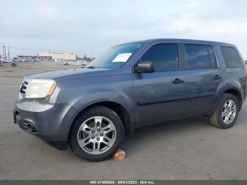 2014 HONDA PILOT LX - 5FNYF3H28EB026119