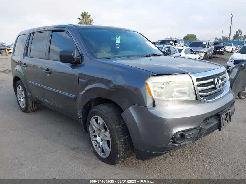 2014 HONDA PILOT LX - 5FNYF3H28EB026119