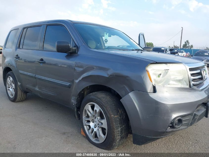 2014 HONDA PILOT LX - 5FNYF3H28EB026119