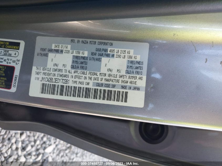 2014 MAZDA MAZDA5 SPORT - JM1CW2BL0E0170381