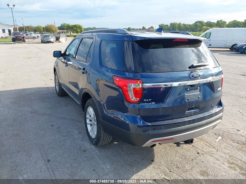 VIN 1FM5K7DH1HGD81042 2017 FORD EXPLORER XLT