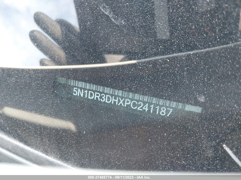 VIN 5N1DR3DHXPC241187 2023 NISSAN PATHFINDER PLATINUM