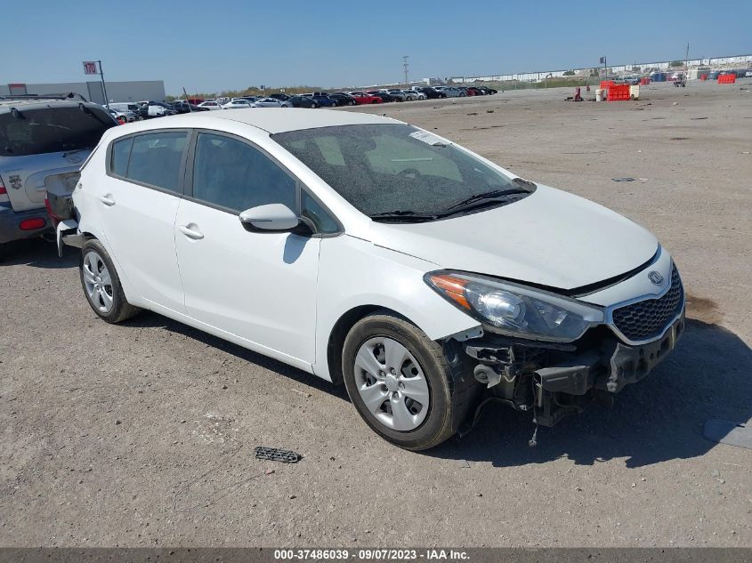 2016 KIA FORTE 5-DOOR LX - KNAFK5A81G5631954