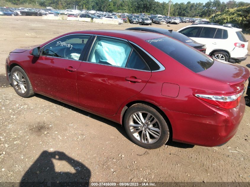 2016 TOYOTA CAMRY XLE/SE/LE/XSE - 4T1BF1FK3GU609152
