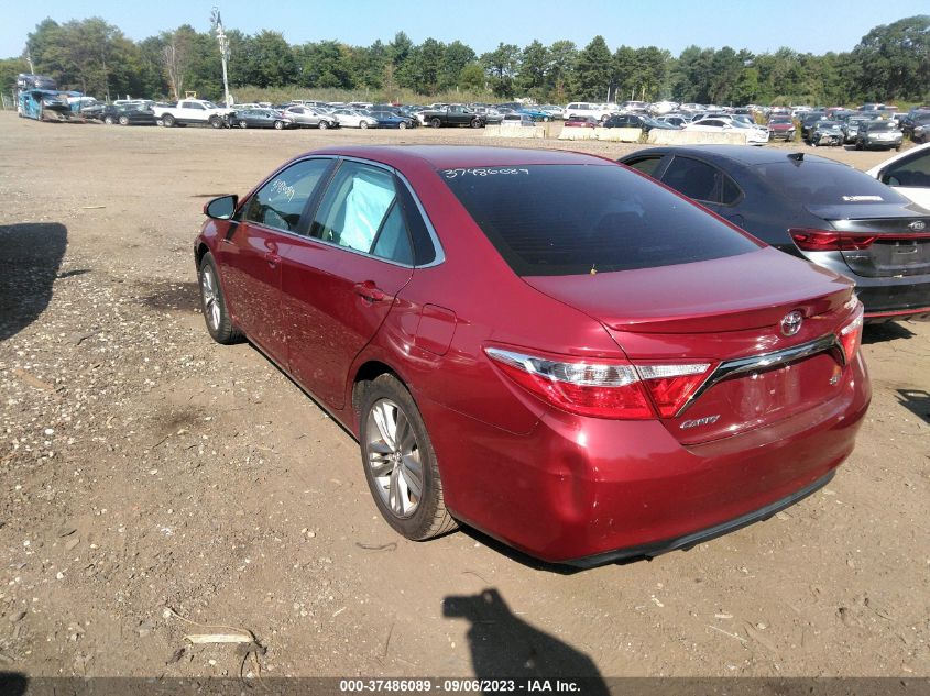 2016 TOYOTA CAMRY XLE/SE/LE/XSE - 4T1BF1FK3GU609152