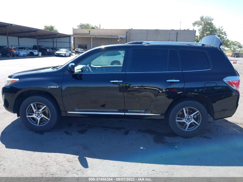 2013 TOYOTA HIGHLANDER HYBRID LIMITED - JTEDC3EH9D2016079