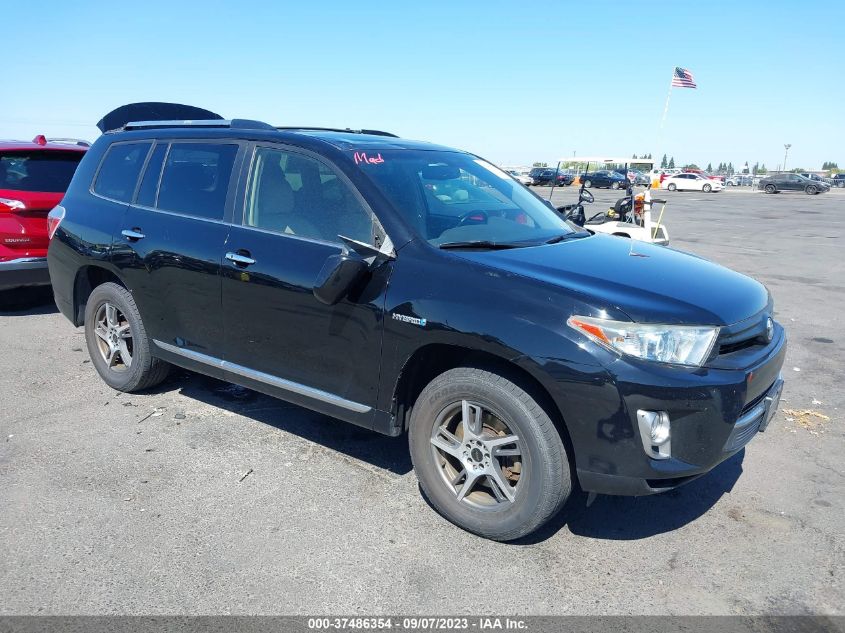 2013 TOYOTA HIGHLANDER HYBRID LIMITED - JTEDC3EH9D2016079