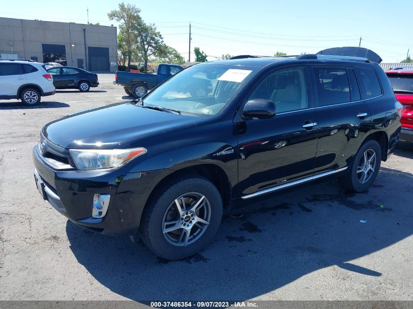 2013 TOYOTA HIGHLANDER HYBRID LIMITED - JTEDC3EH9D2016079
