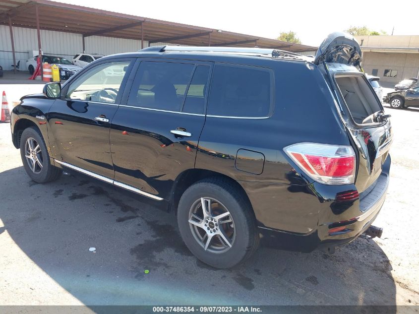 2013 TOYOTA HIGHLANDER HYBRID LIMITED - JTEDC3EH9D2016079