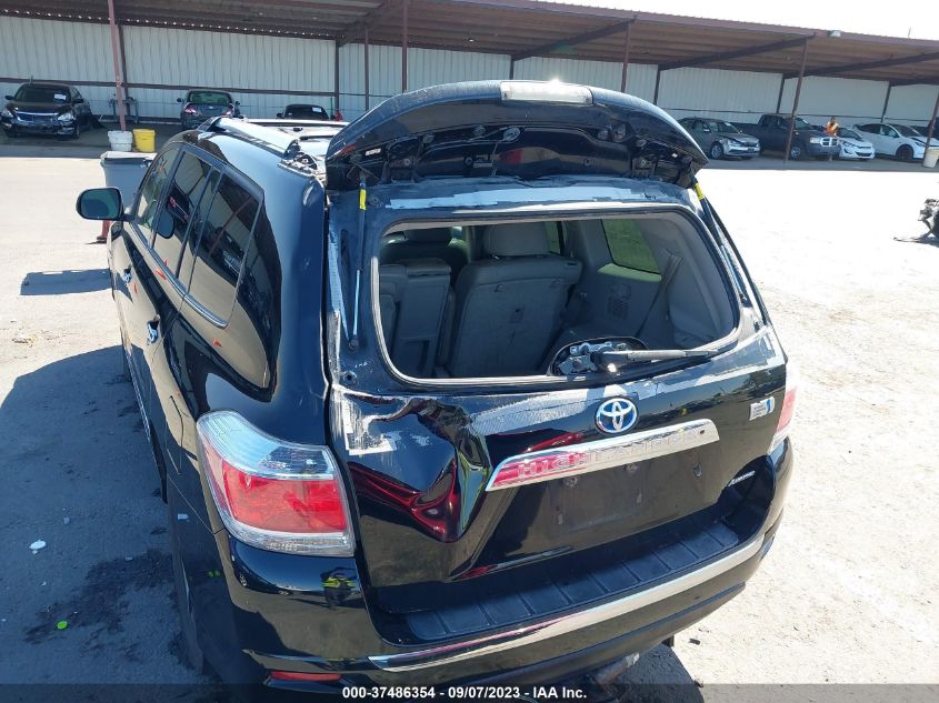 2013 TOYOTA HIGHLANDER HYBRID LIMITED - JTEDC3EH9D2016079