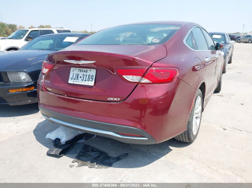 2015 CHRYSLER 200 LIMITED - 1C3CCCAB7FN574049