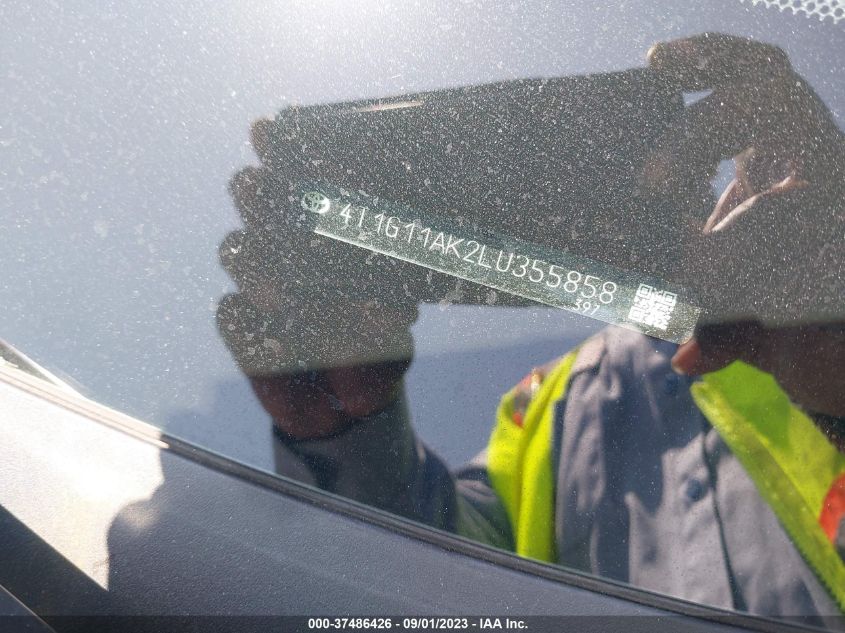 2020 TOYOTA CAMRY SE - 4T1G11AK2LU355858