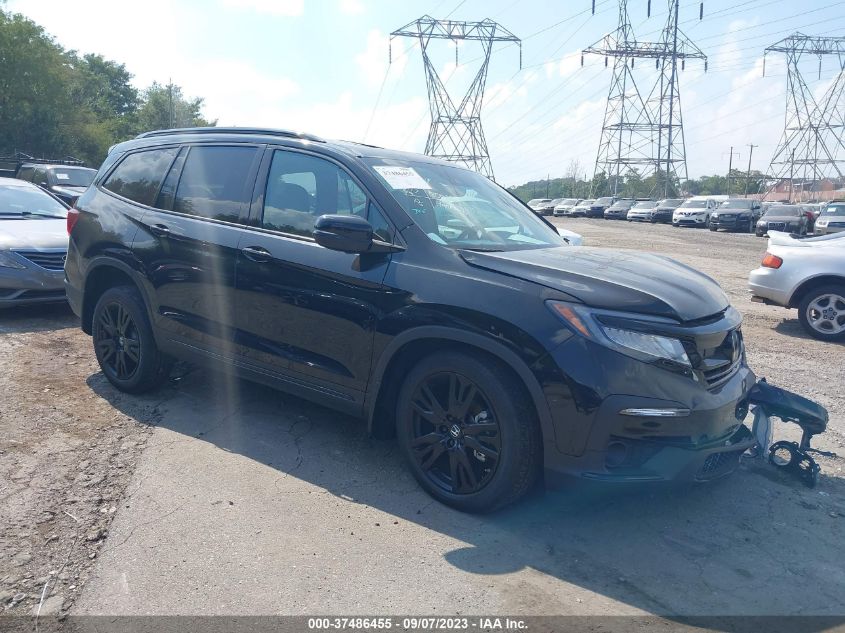 5FNYF6H74NB012585 HONDA PILOT BLACK 2022