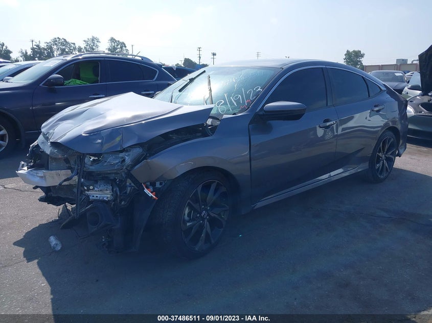 VIN 19XFC2F82LE203073 2020 HONDA CIVIC SEDAN SPORT
