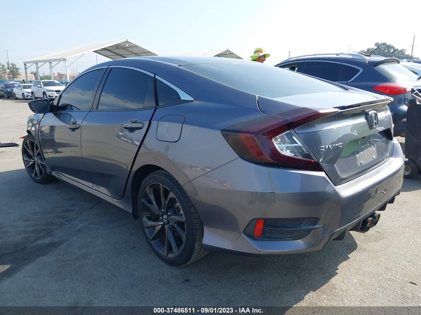 VIN 19XFC2F82LE203073 2020 HONDA CIVIC SEDAN SPORT