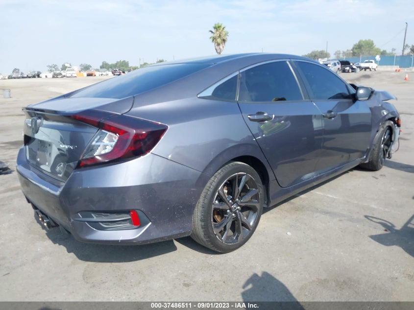 VIN 19XFC2F82LE203073 2020 HONDA CIVIC SEDAN SPORT