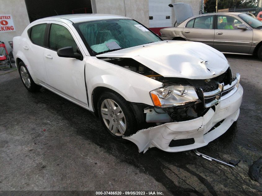 2014 DODGE AVENGER SE V6 - 1C3CDZAGXEN168843