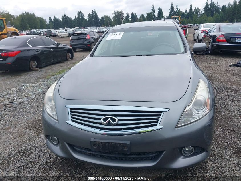 2013 INFINITI G37 SEDAN X JN1CV6AR8DM754778