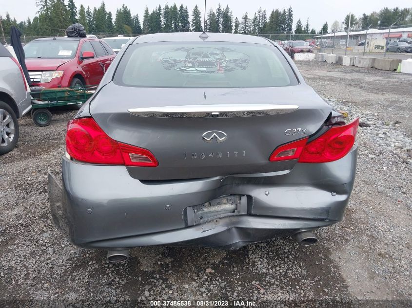 2013 INFINITI G37 SEDAN X JN1CV6AR8DM754778