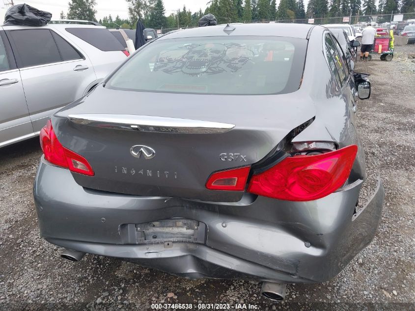 2013 INFINITI G37 SEDAN X JN1CV6AR8DM754778