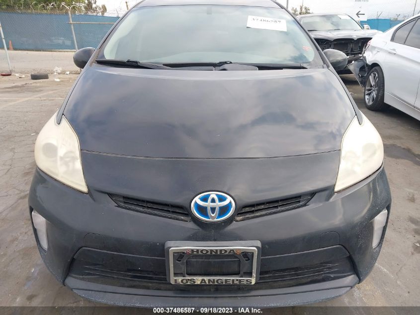 2013 TOYOTA PRIUS ONE/TWO/THREE/FOUR/FIVE - JTDKN3DU4D0348205
