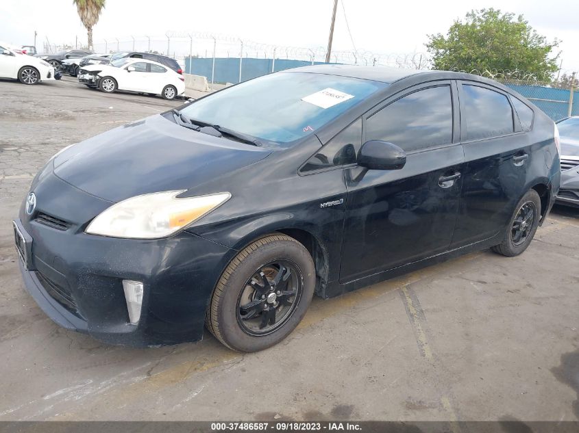 2013 TOYOTA PRIUS ONE/TWO/THREE/FOUR/FIVE - JTDKN3DU4D0348205