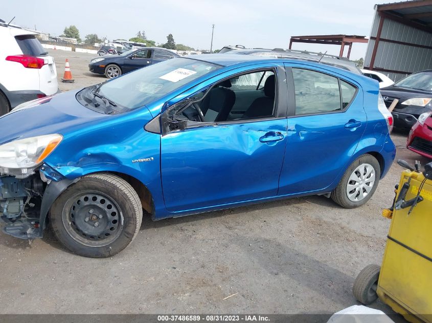 2013 TOYOTA PRIUS C ONE/TWO/THREE/FOUR - JTDKDTB36D1556044