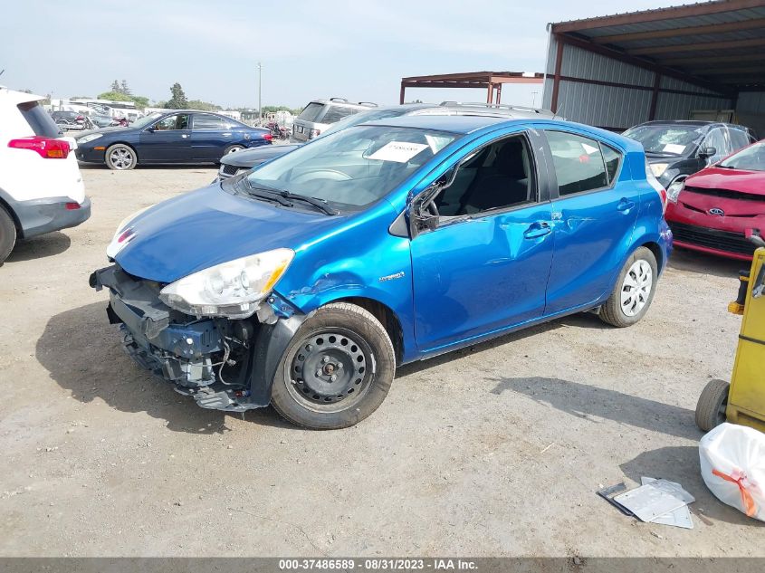 2013 TOYOTA PRIUS C ONE/TWO/THREE/FOUR - JTDKDTB36D1556044