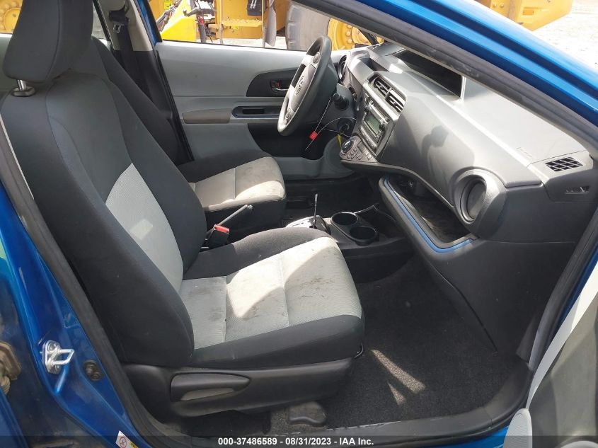 2013 TOYOTA PRIUS C ONE/TWO/THREE/FOUR - JTDKDTB36D1556044