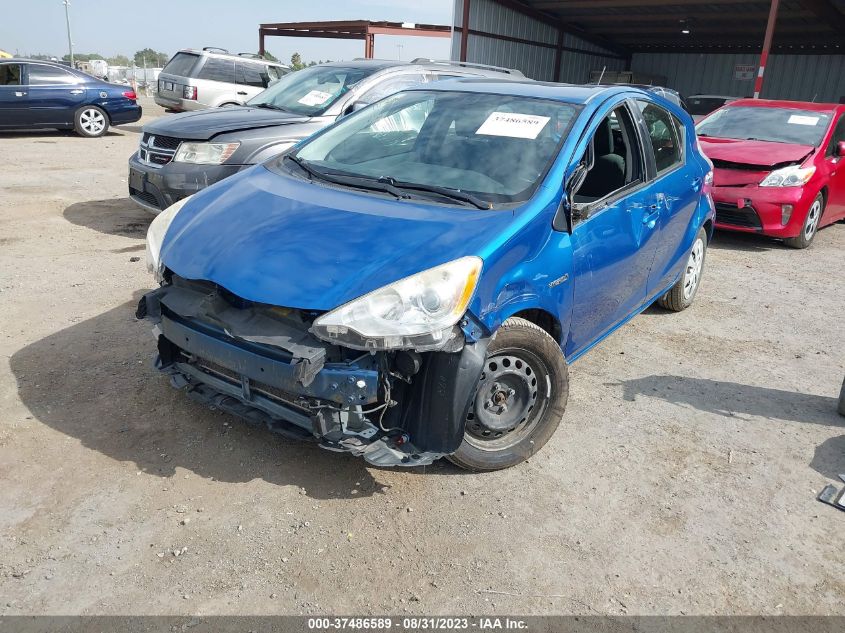 2013 TOYOTA PRIUS C ONE/TWO/THREE/FOUR - JTDKDTB36D1556044