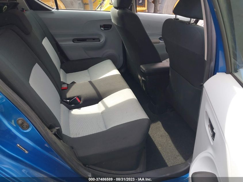 2013 TOYOTA PRIUS C ONE/TWO/THREE/FOUR - JTDKDTB36D1556044