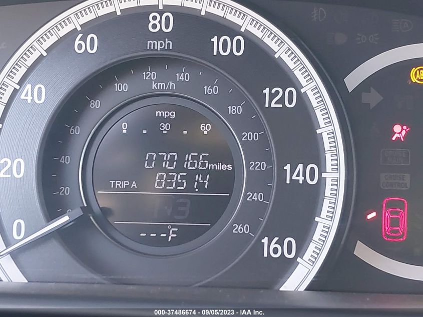 2017 HONDA ACCORD SEDAN EX-L - 1HGCR2F85HA043929