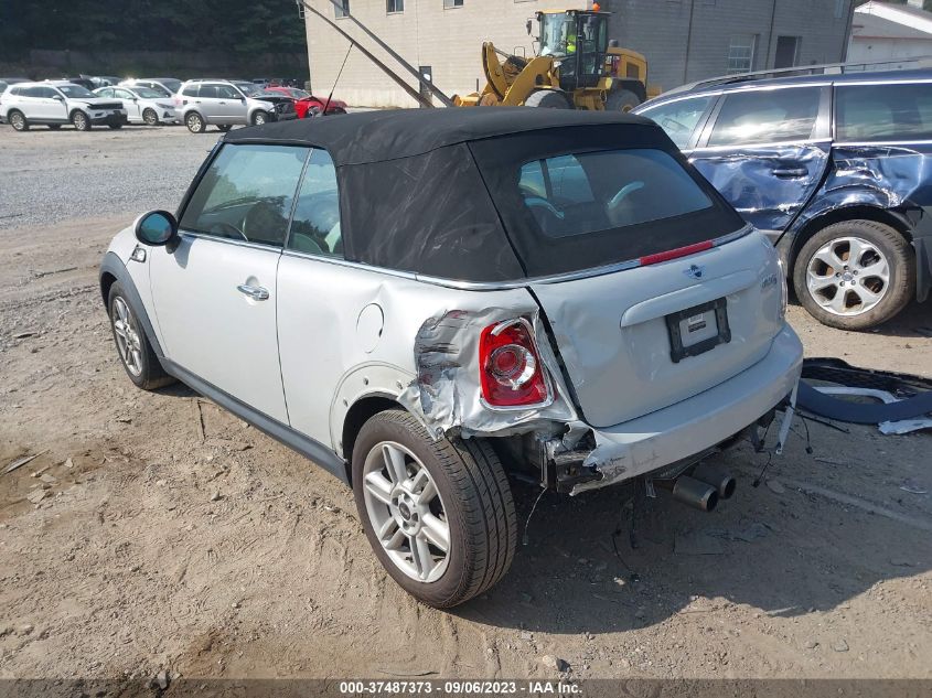 2013 MINI COOPER CONVERTIBLE S - WMWZP3C57DT705519