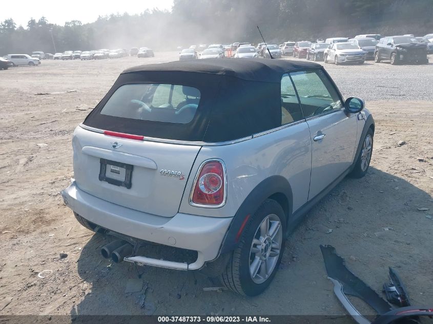 2013 MINI COOPER CONVERTIBLE S - WMWZP3C57DT705519