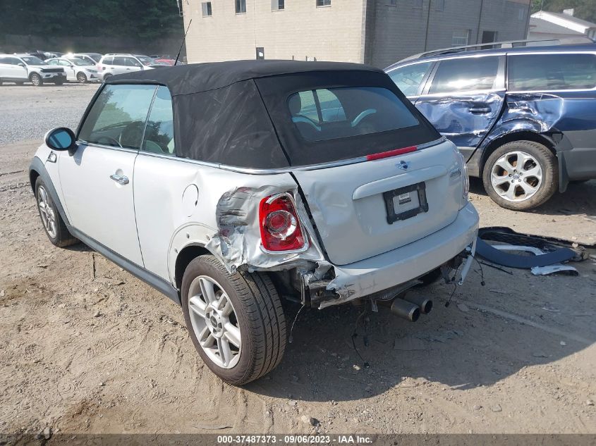 2013 MINI COOPER CONVERTIBLE S - WMWZP3C57DT705519