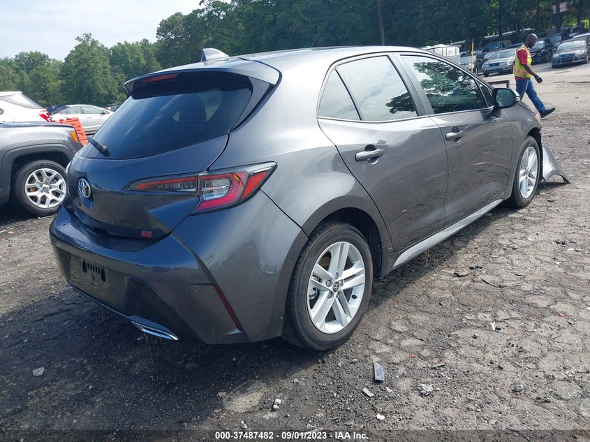 VIN JTNB4MBEXN3190467 2022 TOYOTA COROLLA HATCHBACK SE