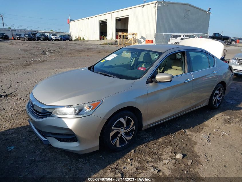 2016 HONDA ACCORD SEDAN LX - 1HGCR2F35GA146626