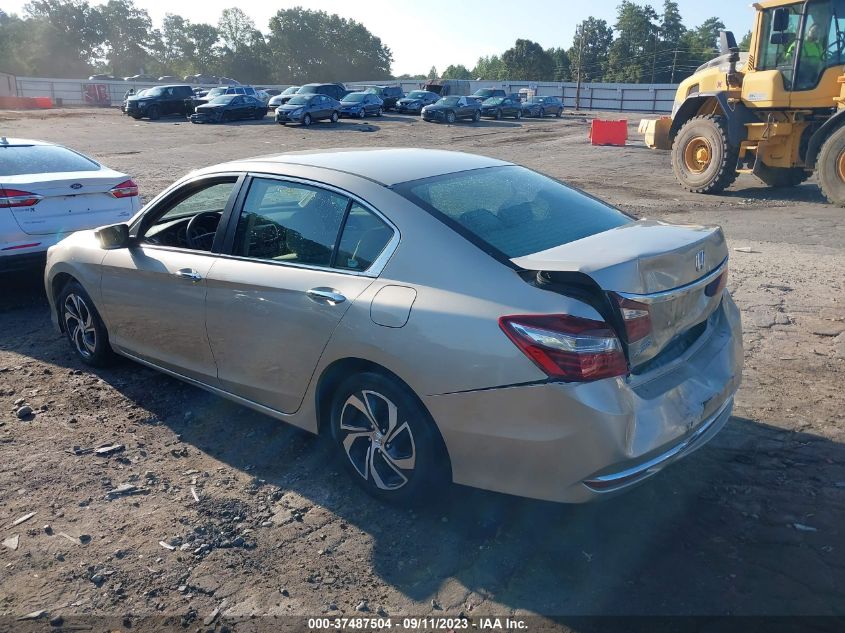 2016 HONDA ACCORD SEDAN LX - 1HGCR2F35GA146626