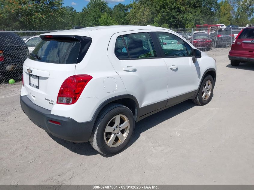 2015 CHEVROLET TRAX LS - KL7CJPSB6FB183092