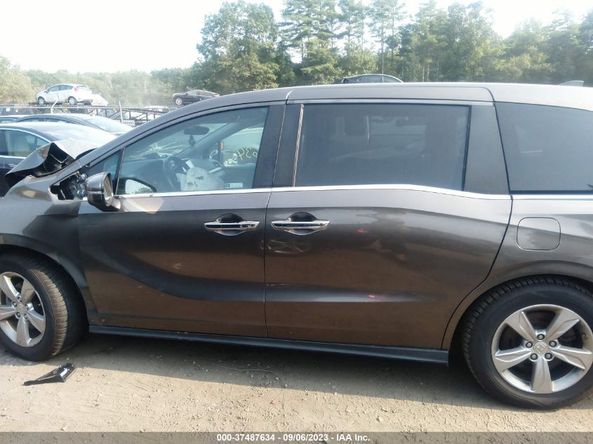 2018 HONDA ODYSSEY EX-L - 5FNRL6H72JB074641