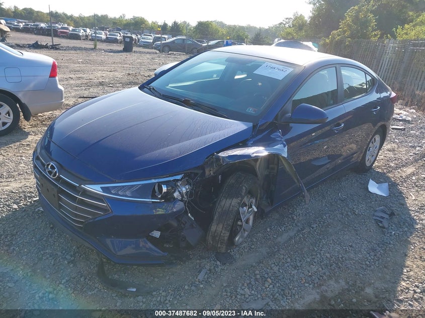VIN 5NPD74LF9KH455472 2019 HYUNDAI ELANTRA SE