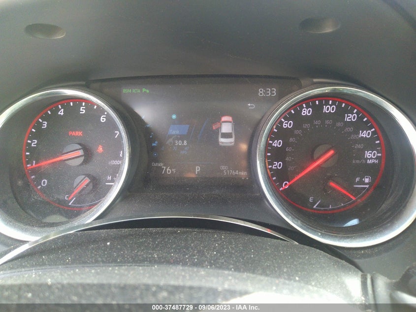 VIN 4T1K61BK9LU007193 2020 TOYOTA CAMRY XSE