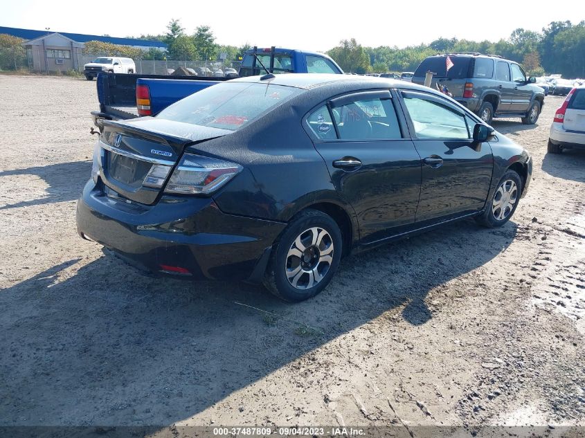 2013 HONDA CIVIC HYBRID 19XFB4F38DE202613