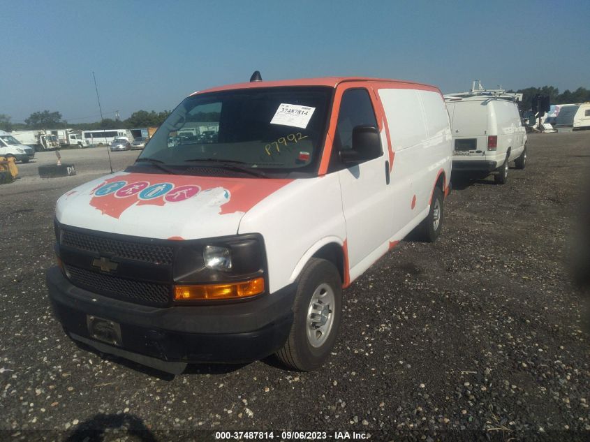 2014 CHEVROLET EXPRESS CARGO VAN - 1GCWGFCA8E1183047