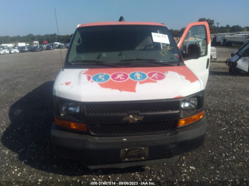 2014 CHEVROLET EXPRESS CARGO VAN - 1GCWGFCA8E1183047