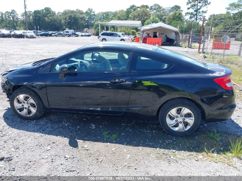 2013 HONDA CIVIC CPE LX 2HGFG3B57DH500496