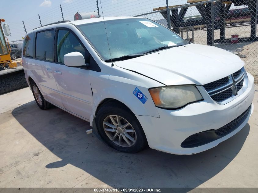 2014 DODGE GRAND CARAVAN SXT - 2C4RDGCG8ER341494